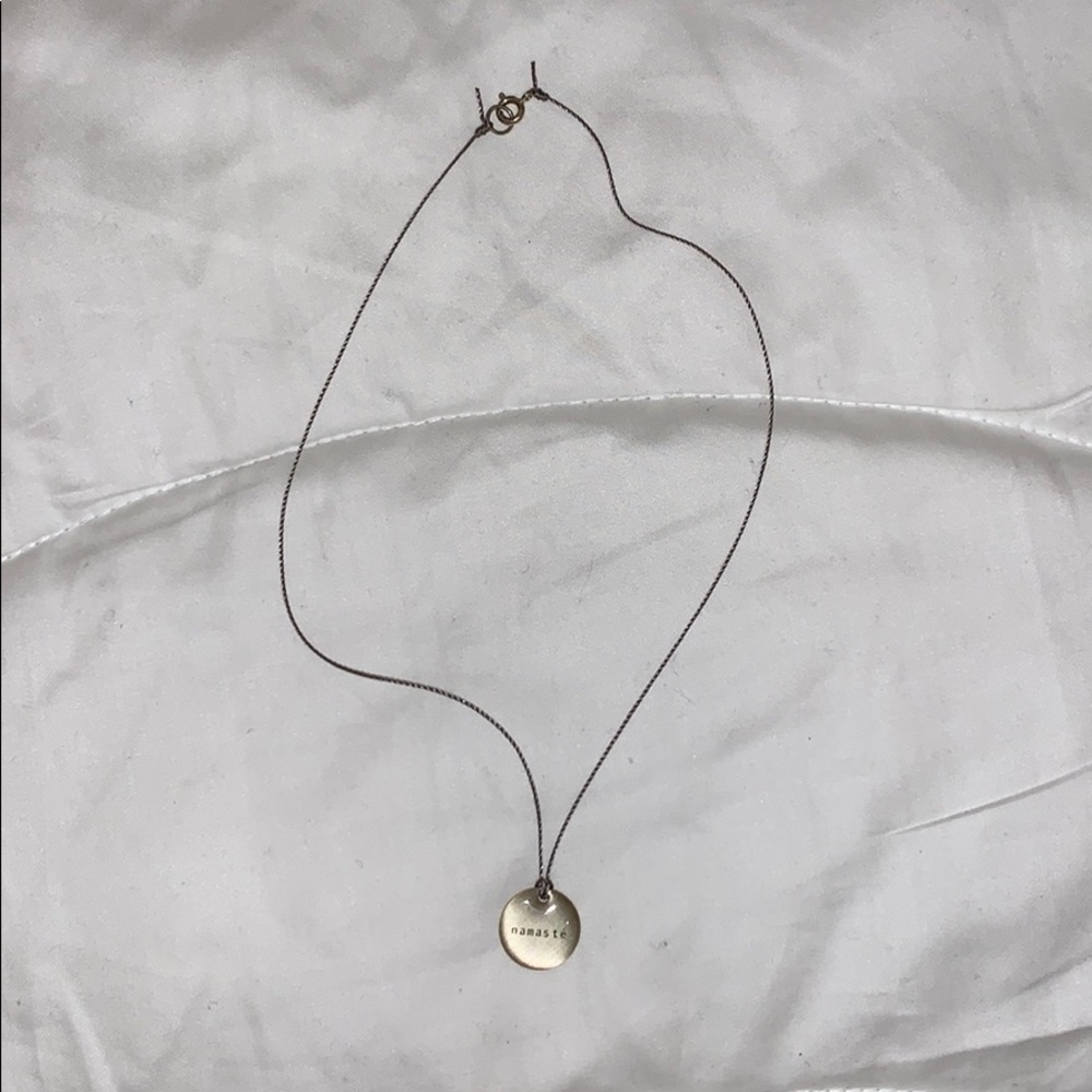 Namaste string necklace